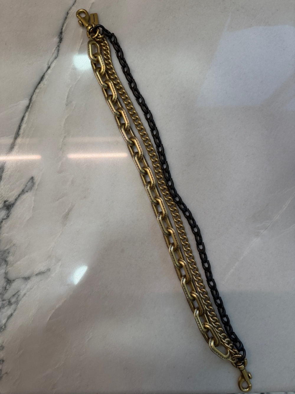 Coach Triple Chain Strap - Picture 3 of 5